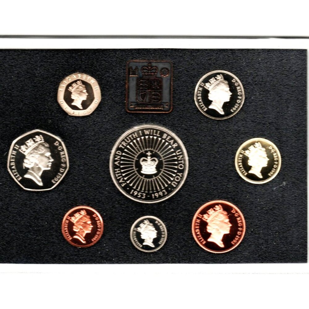 1993 Proof 8-Coin UK Annual Set